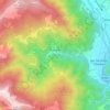 Pramollo topographic map, elevation, terrain