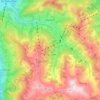 Alpbach topographic map, elevation, terrain