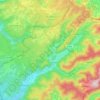 Servance-Miellin topographic map, elevation, terrain