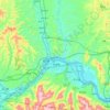 河口乡 topographic map, elevation, terrain