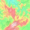 Cavalcante topographic map, elevation, terrain