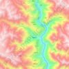 Mindo township topographic map, elevation, terrain