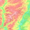 Липецкий район topographic map, elevation, terrain