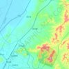官屯镇 topographic map, elevation, terrain