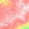 Midlands topographic map, elevation, terrain