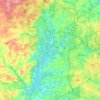 New Hope Creek topographic map, elevation, terrain