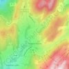 Habère-Poche topographic map, elevation, terrain