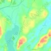 Wales topographic map, elevation, terrain