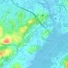 Parit topographic map, elevation, terrain