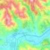 Bistagno topographic map, elevation, terrain
