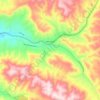 Mescalero topographic map, elevation, terrain