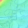 Saroujah topographic map, elevation, terrain