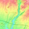 Sainte-Ouenne topographic map, elevation, terrain