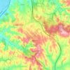 Mentana topographic map, elevation, terrain