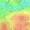 Афинеево topographic map, elevation, terrain