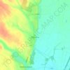 Dubovany topographic map, elevation, terrain
