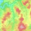 Brosses topographic map, elevation, terrain