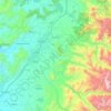Romeral topographic map, elevation, terrain