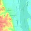 Canton topographic map, elevation, terrain