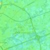 Destelbergen topographic map, elevation, terrain
