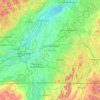 Montérégie topographic map, elevation, terrain
