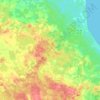 Sēmes pagasts topographic map, elevation, terrain