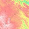 Bolívar topographic map, elevation, terrain