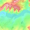 Карабашское водохранилище topographic map, elevation, terrain