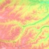Xapuri topographic map, elevation, terrain
