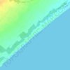 Халактырский пляж topographic map, elevation, terrain