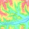 Drazanj topographic map, elevation, terrain