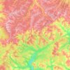 Якшур-Бодьинский район topographic map, elevation, terrain