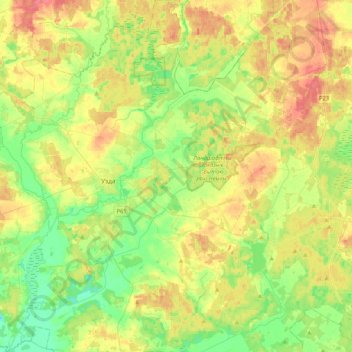 Узденский сельский Совет topographic map, elevation, terrain