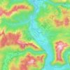 Bad Goisern am Hallstättersee topographic map, elevation, terrain
