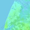 Villas topographic map, elevation, terrain