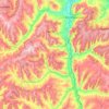 Бавлинский район topographic map, elevation, terrain