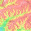 Казанка topographic map, elevation, terrain