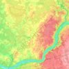 Krimuldas pagasts topographic map, elevation, terrain