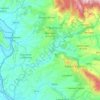 Montopoli di Sabina topographic map, elevation, terrain