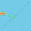 Steering Island topographic map, elevation, terrain