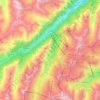 Ischgl topographic map, elevation, terrain