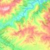 Mihoub topographic map, elevation, terrain