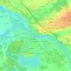 Jēkabpils topographic map, elevation, terrain