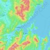Miyazu topographic map, elevation, terrain