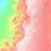 Petra Sub-District topographic map, elevation, terrain