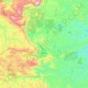 Mariana topographic map, elevation, terrain