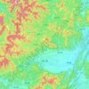 浦江县 topographic map, elevation, terrain