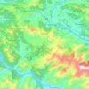 Bandipur topographic map, elevation, terrain