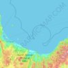 Bay of Plenty topographic map, elevation, terrain
