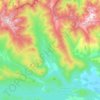 Vinuesa topographic map, elevation, terrain